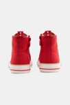 Baskets montantes toile rouge mixte 2