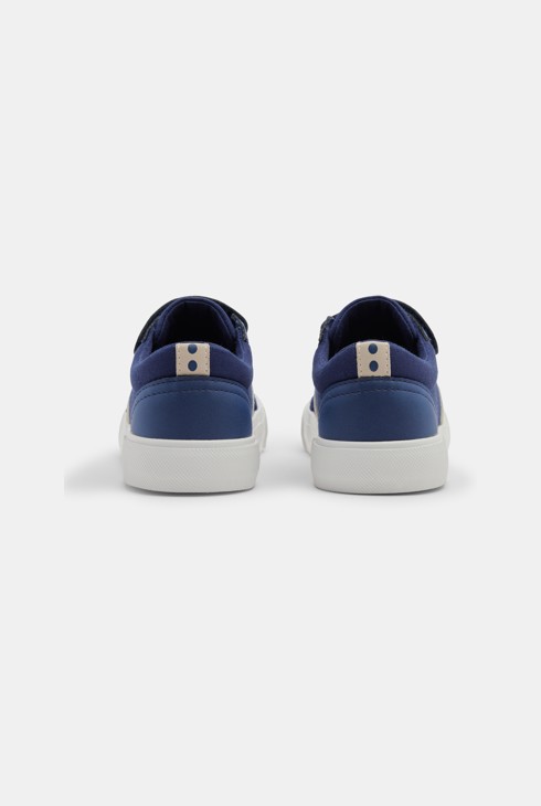 Niedrige Sneaker mit Klettverschluss blau Jungen 2