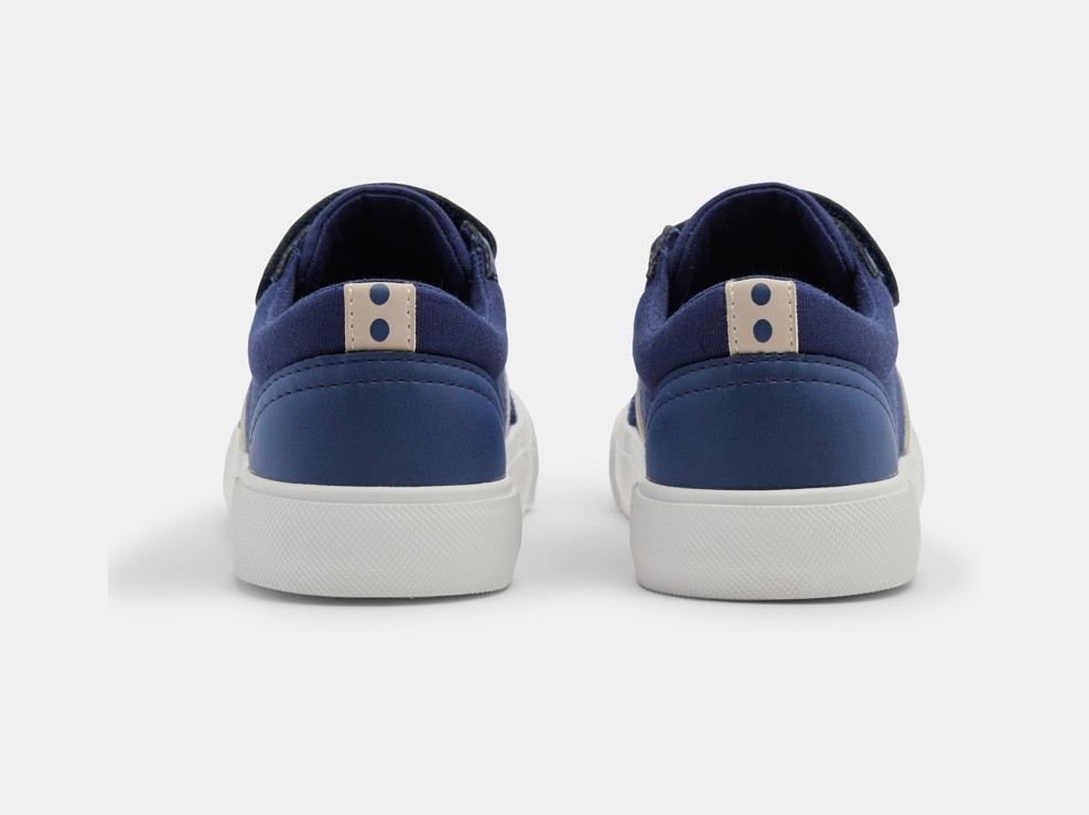 Niedrige Sneaker mit Klettverschluss blau Jungen 2