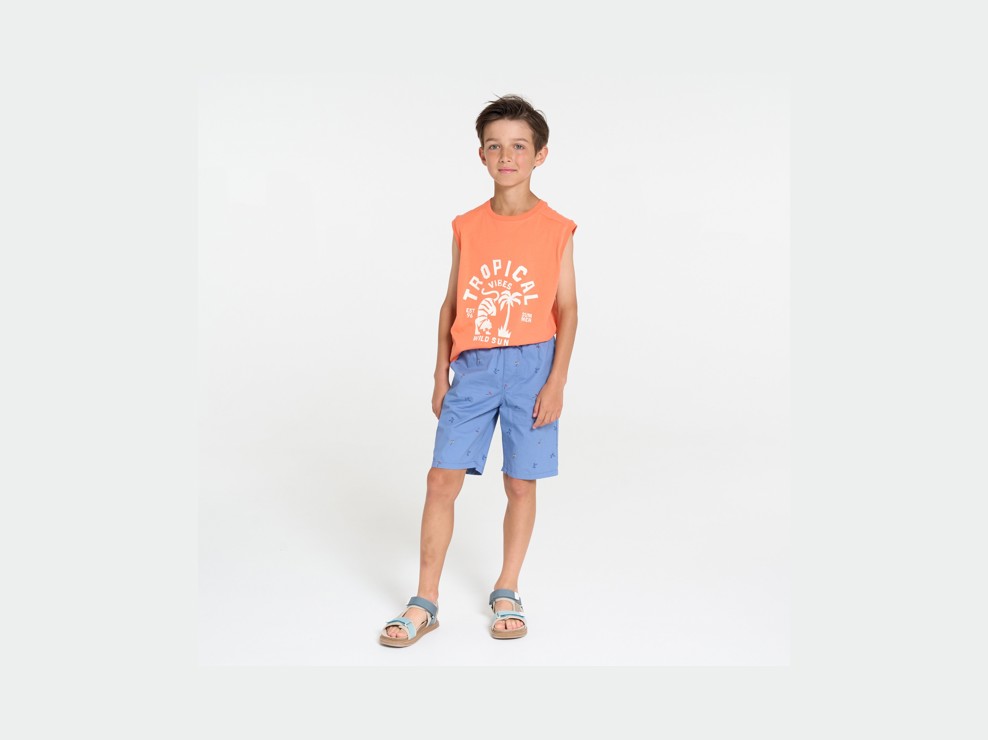 Bermuda-Shorts mit Aufdruck für Jungen 1