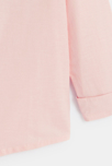 Einfarbiges Hemd in Rosa mit Mao-Kragen für Jungen 3