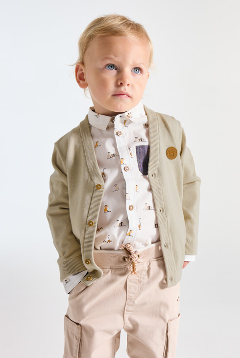 Gilet maille tricot bébé garçon 2