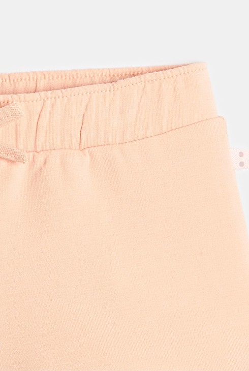 Rosa Shorts aus leichtem Molton Baby Mädchen 2