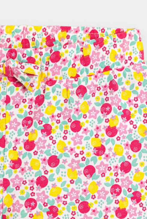 Short en molleton léger multicolore bébé fille 2