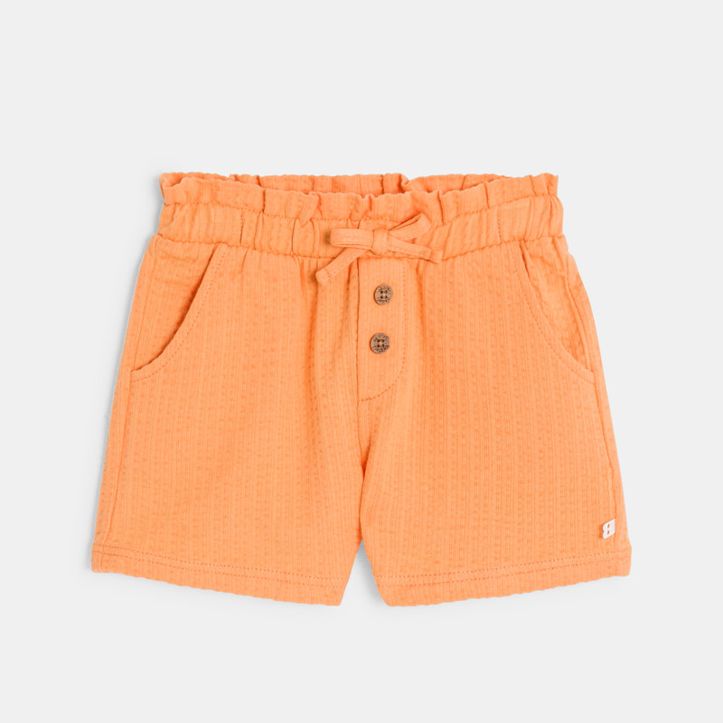Leichte orange Shorts aus modischer Baumwolle Kleinkind Mädchen