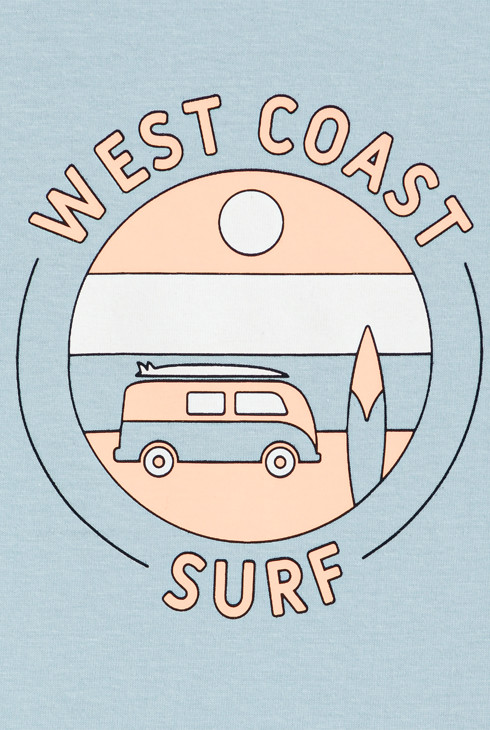 Pyja-short en jersey doux bleu Garçon 2