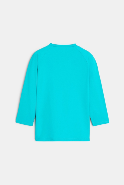 T-shirt de bain anti-UV bleu