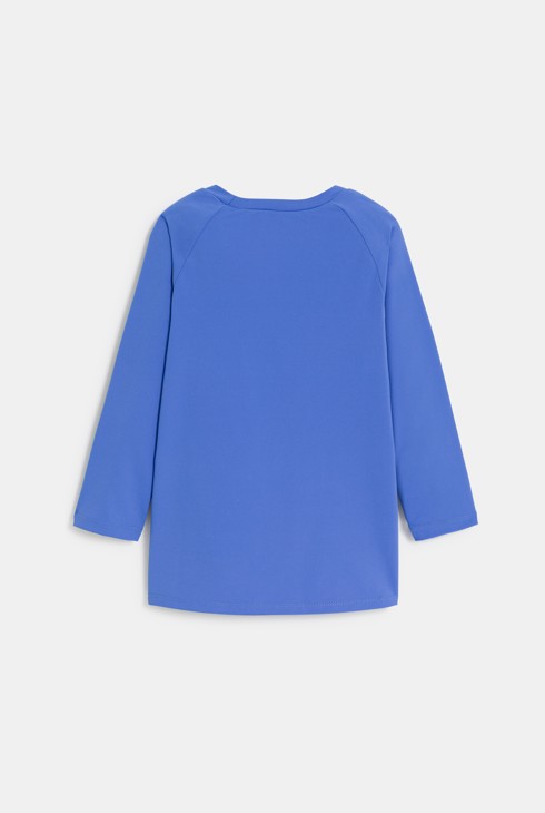 T-shirt de bain anti-UV bleu