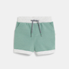 Short en maille taille élastiquée vert bébé fille