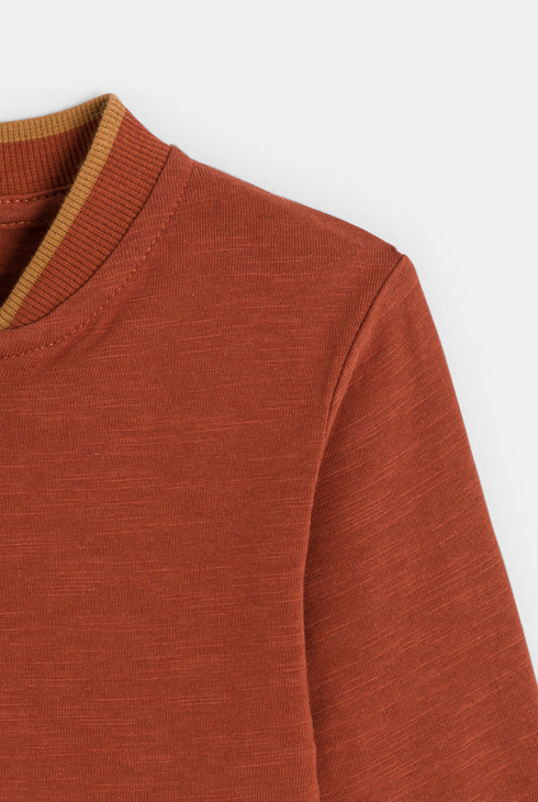 Weste aus gefüttertem Jersey mit Reißverschluss Kleinkind Junge