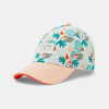 Casquette fleurie rose bébé fille