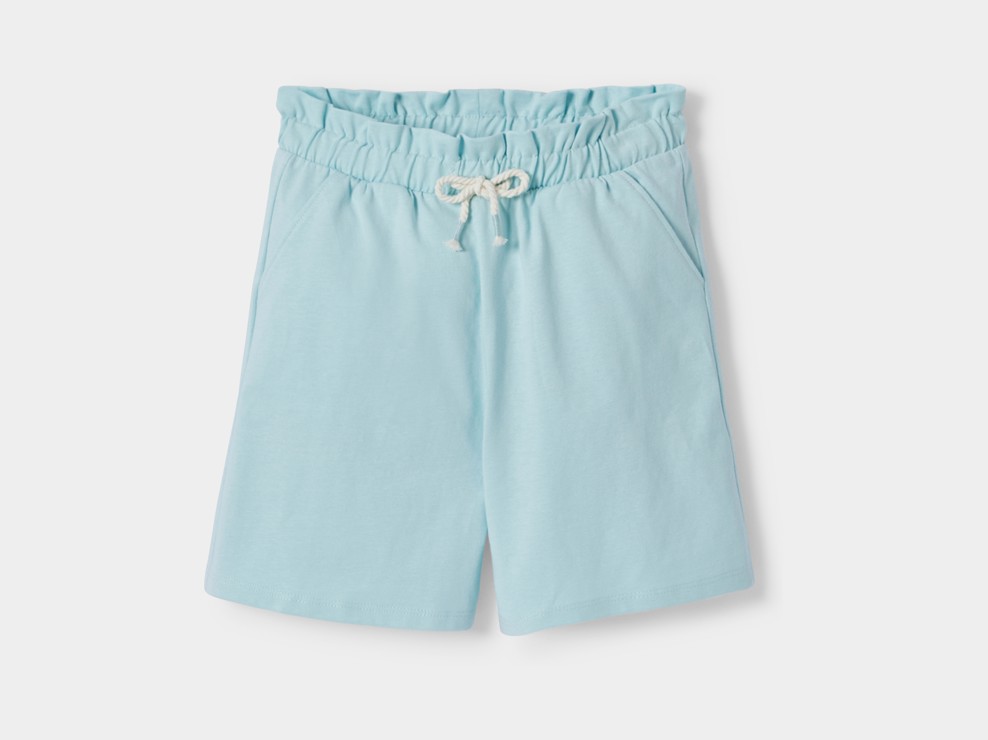 Short bleu fille 1