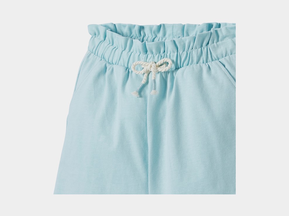 Short bleu fille 2