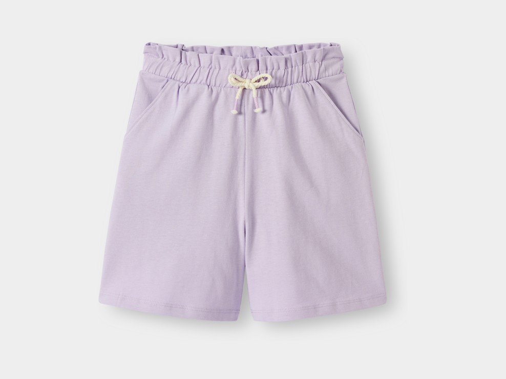 Short violet noué fille 1