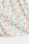 Combi short fleurie rose bébé fille 5