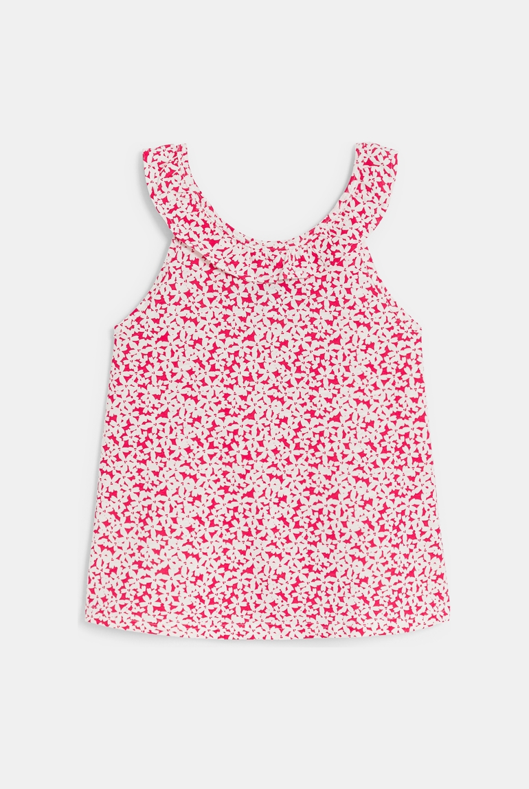 Débardeur imprimé rose Fille 1