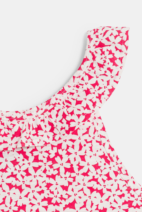 Débardeur imprimé rose Fille 2