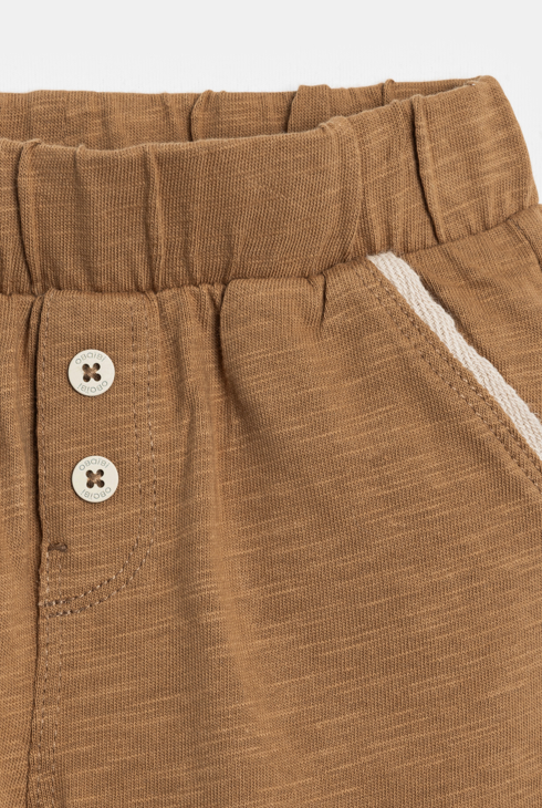 Braune Hose aus leichtem Jersey Kleinkind Junge