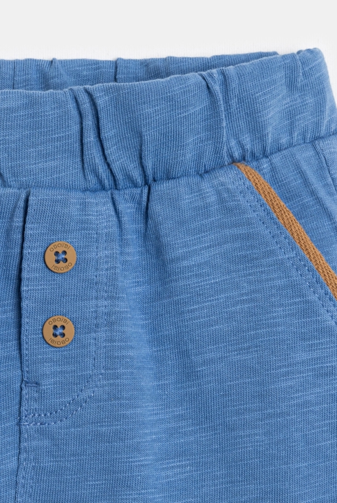 Blaue Hose aus leichtem Jersey Kleinkind Junge