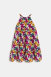 Robe à bretelles imprimé multicolore Fille