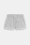 Short en molleton gris Fille