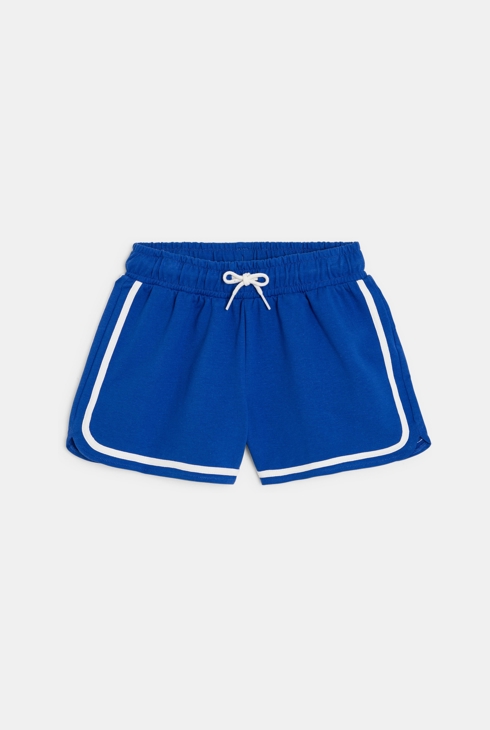 Short en molleton bleu Fille 1
