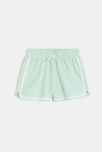 Short en molleton vert pastel Fille