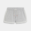 Short en molleton gris Fille