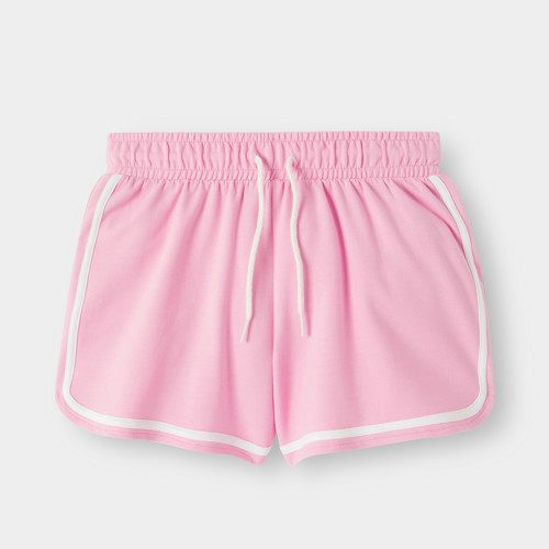 Short Molleton Léger Rose Fille - Rose Malabar - 7A - OKAIDI