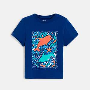 Baby Boy's blue Surfrider shark T-shirt 1