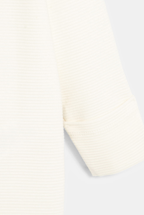 Bijela jednodijelna uniseks moderna pidžama za novorođenčad 2