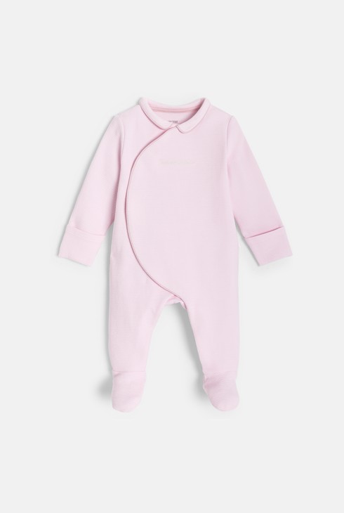 Strampler modisch rosa Geburt 1