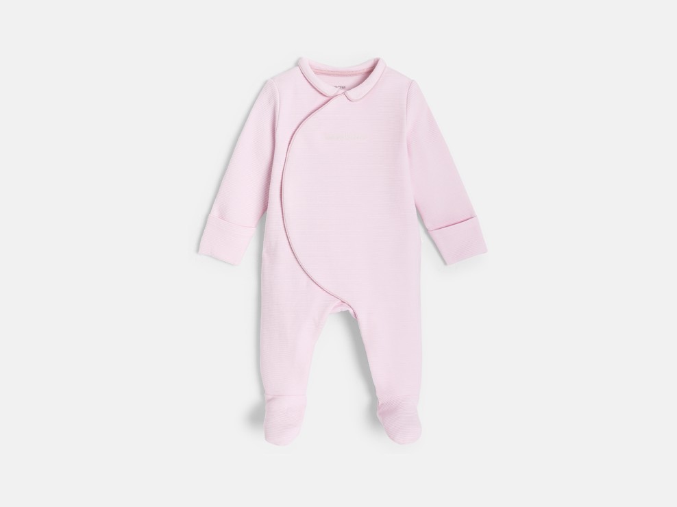 Strampler modisch rosa Geburt 1