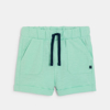 Short en maille légère vert bébé garçon