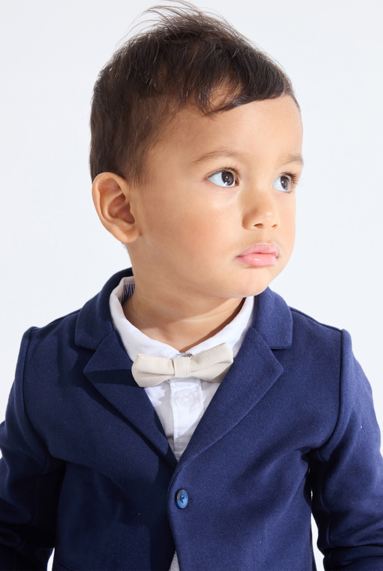 Veste souple bleu bébé garçon 1
