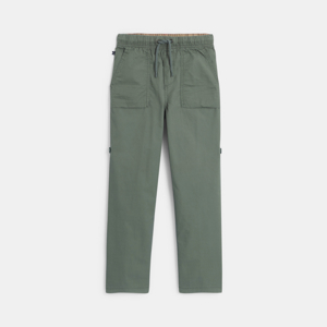 Pantalon à retrousser kaki Garçon 1