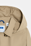 Trench déperlant à capuche beige Fille 3