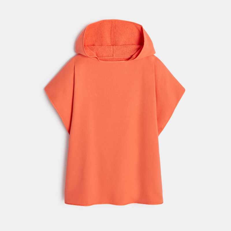 OKAIDI - Cape de bain en éponge orange Garçon - Garcon