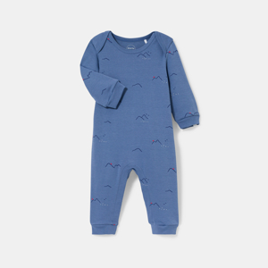 Dors-bien interlock col us bleu bébé garçon 1