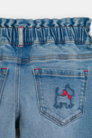 Jean mum taille haute denim fantaisie bleu fille Chipie 3