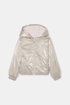 Blouson doublé à capuche irisé gris fille Lili Gaufrette 1