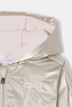 Blouson doublé à capuche irisé gris fille Lili Gaufrette 3