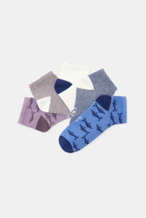 Verspielte Söckchen (5er-Pack) für Jungen 2