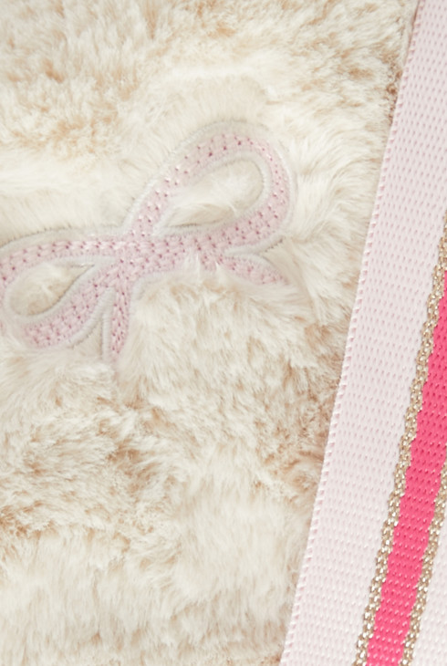 Sac à bandoulière fausse fourrure beige fille Lili Gaufrette