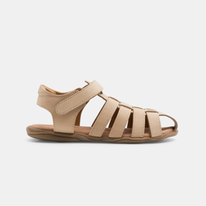 Boy's beige leather sandals. 1