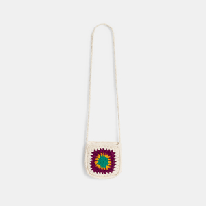 Girl's ecru crochet bag 1