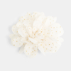 Broche/barrette fleur blanc Fille