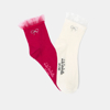 Chaussettes à volants rouge et blanc fille Lili Gaufrette