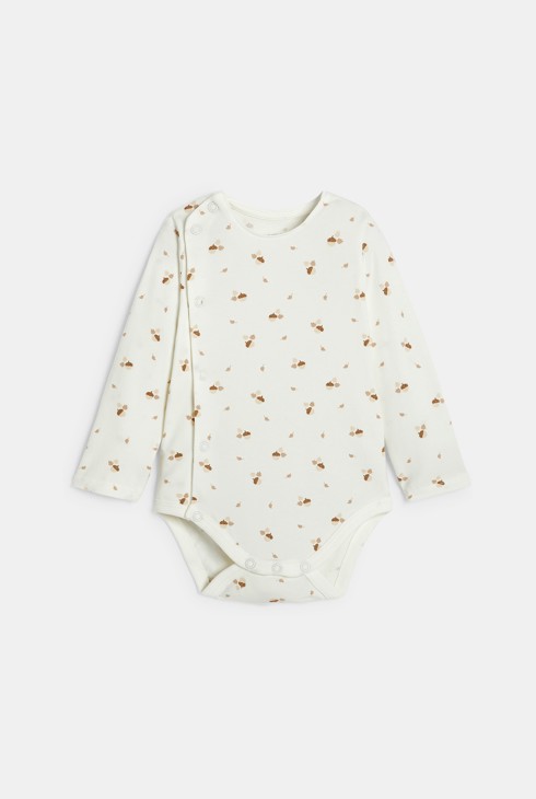 Rosa Strickoverall und Body Kleinkind Mädchen 2