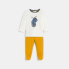 Pyjama jersey cirque jaune bébé garçon